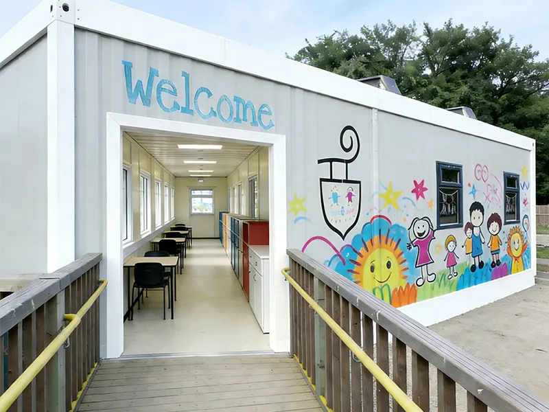 Modular container classroom: