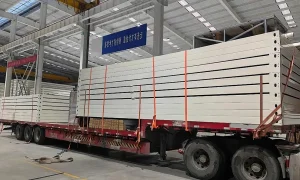 Container house transportation